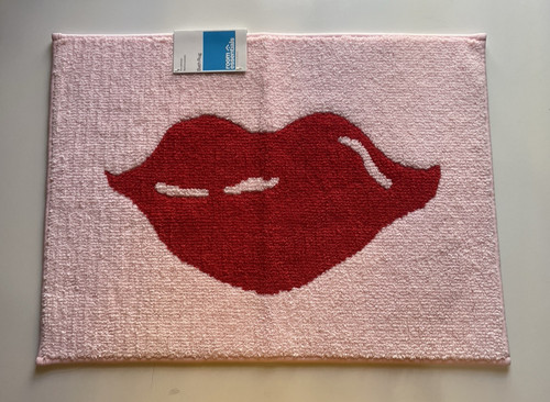 Pink valentines day red lips - pink,
